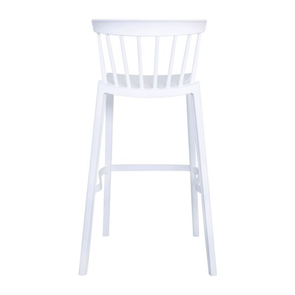 WEST Σκαμπό Bar, PP-UV Άσπρο 54x51x103cm - Image 19