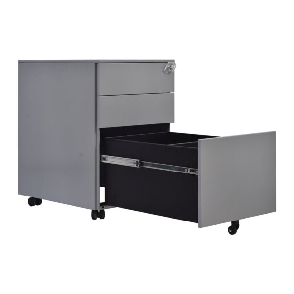 ΣΥΡΤΑΡΙΕΡΑ Μέταλλο Βαφή Γκρι 39x52x60cm - Image 9