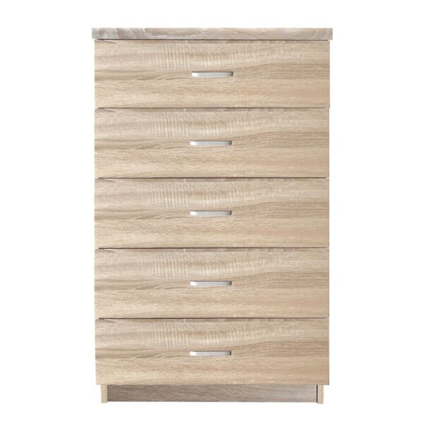 DRAWER Συρταριέρα με 5 Συρτάρια, Απόχρωση Sonoma 60x40x97cm - Image 6