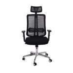 BF9500 Πολυθρόνα Γραφείου Διευθυντή Mesh Μαύρο, Μπράτσα up-down 68x72x115/123cm - Image 15