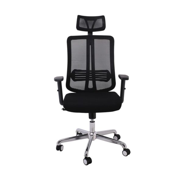 BF9500 Πολυθρόνα Γραφείου Διευθυντή Mesh Μαύρο, Μπράτσα up-down 68x72x115/123cm - Image 15