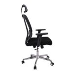 BF9500 Πολυθρόνα Γραφείου Διευθυντή Mesh Μαύρο, Μπράτσα up-down 68x72x115/123cm - Image 16