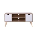 ALINA Έπιπλο TV Απόχρωση Sonoma - Άσπρο 120x38x58cm - Image 9