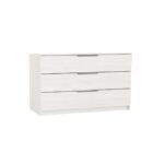DRAWER Συρταριέρα με 3 Συρτάρια, Απόχρωση Άσπρο 80x40x64cm - Image 6