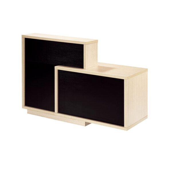 Reception PROGRESS Elm/Black 160x60x110cm - Image 9