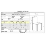 CELINA Καρέκλα Χρώμιο Χρυσό, Ύφασμα Velure, Απόχρωση Forest Green 45x54x85cm - Image 18