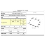 Contract Sliq Normal Επιφάνεια Τραπεζιού τ.Werzalit, Απόχρωση Άσπρο 50x55cm/16mm - Image 18