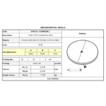 Contract Sliq Normal Επιφάνεια Τραπεζιού τ.Werzalit, Απόχρωση Άσπρο Φ80cm/16mm - Image 18