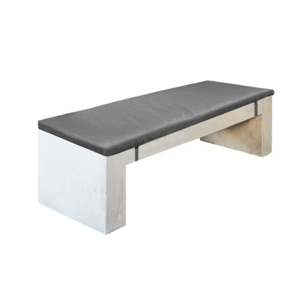 CONCRETE Μαξιλάρι Πάγκου Γκρι Ύφασμα Water Repellent 40,5x150,5x8cm - Image 9