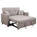 IMOLA Καναπές - Κρεβάτι Σαλονιού - Καθιστικού, 2Θέσιος Ύφασμα Cappuccino 154x100x93(Κρεβ130x190x44)cm - Image 14