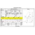 MARTIN STRIPE Καρέκλα Ξύλινο Πόδι, PP Άσπρο 49x56x82cm - Image 18