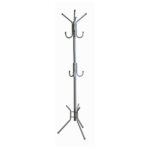 LEROY Καλόγερος Μέταλλο Βαφή Silver 38x38x176cm - Image 6