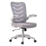 BF2945 Πολυθρόνα Γραφείου Γκρι Βάση - Mesh - Ύφασμα Γκρι 61x61x97/107cm - Image 8