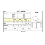 VALERY Πολυθρόνα Μέταλλο Βαφή Μαύρο, Ύφασμα Velure, Απόχρωση Γκρι 55x61x87cm - Image 18