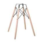 ART Wood Βάση Τραπεζιού Φυσικό (2,70kg) 54x54x70 / Eπιφάνειες 60-80cm - Image 10