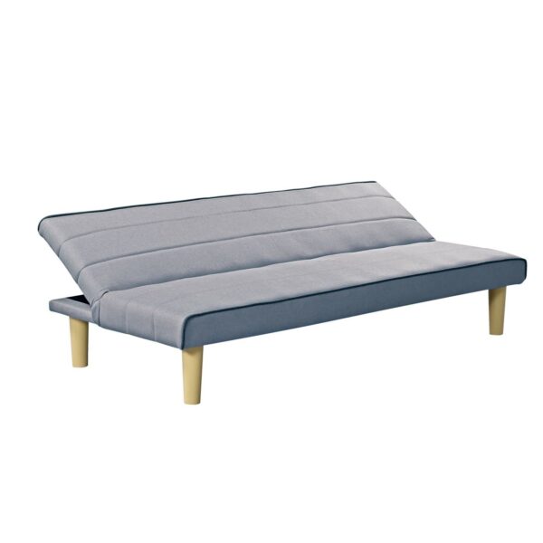 BIZ Καναπές - Κρεβάτι Σαλονιού Καθιστικού - Ύφασμα Ανοιχτό Γκρι 167x75x70cm /Κρεβάτι 167x87x32 - Image 15