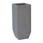 FLOWER POT-1  Cement Grey 25x25x60cm 25x25x60cm - Image 6