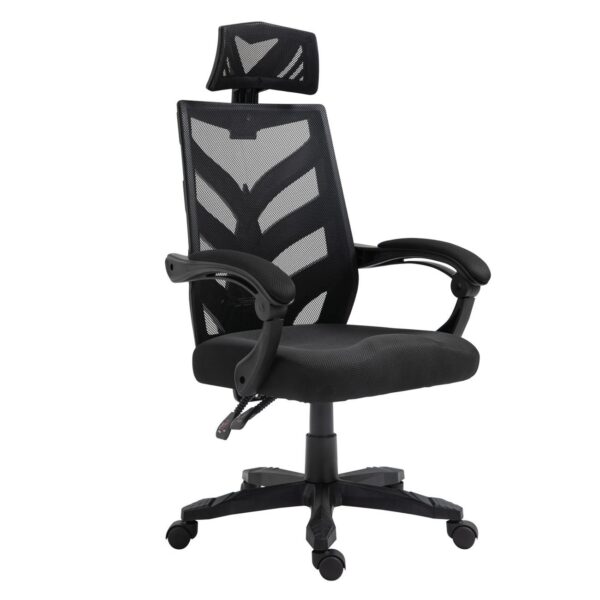 BF2980 Πολυθρόνα Γραφείου Διευθυντή, Mesh Μαύρο 60x66x111/121cm - Image 14