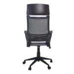BF2500 Πολυθρόνα Γραφείου Διευθυντή Mesh Μαύρο - Pu Γκρι 58x62x116/126cm - Image 17