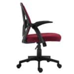 BF2130 Πολυθρόνα Γραφείου Ανακλινόμενα Μπράτσα - Mesh Μπορντώ 61x57x91/101cm - Image 15