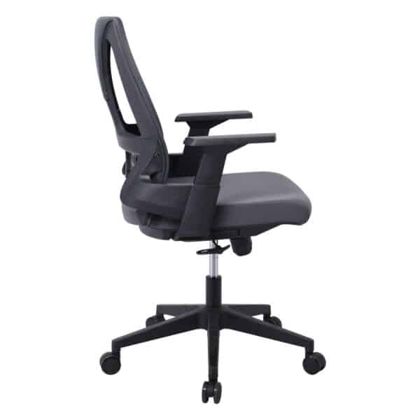 BF8760 Πολυθρόνα Γραφείου, Mesh Γκρι, Ύφασμα Γκρι 66x64x96/106cm - Image 15