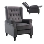 CHESTER Relax Πολυθρόνα Μπερζέρα Σαλονιού, Καθιστικού Ύφασμα Velure Γκρι 78x85x104cm - Image 18