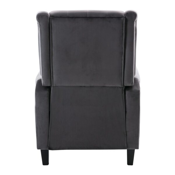 CHESTER Relax Πολυθρόνα Μπερζέρα Σαλονιού, Καθιστικού Ύφασμα Velure Γκρι 78x85x104cm - Image 21