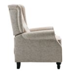 CHESTER Relax Πολυθρόνα Μπερζέρα Σαλονιού, Καθιστικού Ύφασμα Απόχρωση Antique Εκρού 78x85x104cm - Image 19