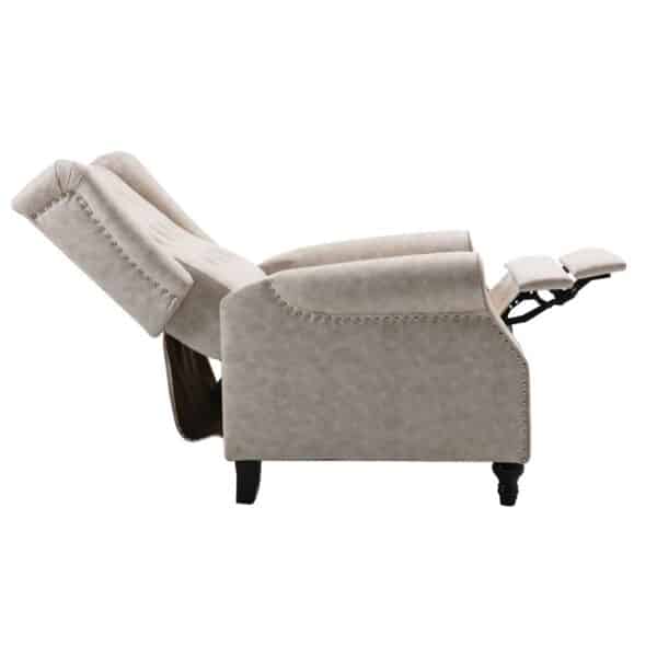 CHESTER Relax Πολυθρόνα Μπερζέρα Σαλονιού, Καθιστικού Ύφασμα Απόχρωση Antique Εκρού 78x85x104cm - Image 23