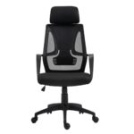 BF2950W Πολυθρόνα Γραφείου Διευθυντή, Mesh Μαύρο 60x67x119/129cm - Image 14