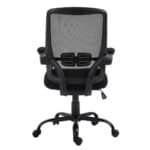 BF2930W Πολυθρόνα Γραφείου Ανακλινόμενα Μπράτσα, Μέταλλο Βάση, Mesh - Ύφασμα Μαύρο 60x62x99/109cm - Image 17