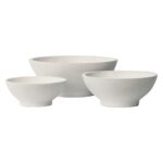 FLOWER POT-9  Set 3 τεμαχίων Απόχρωση Milk White Φ45x18 - Φ55x22 - Φ74x30cm - Image 6