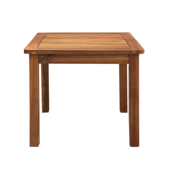 LUGANO Τραπεζάκι Βοηθητικό Ξαπλώστρας, Ξύλο Acacia Απόχρωση Φυσικό 45x45x45cm - Image 11
