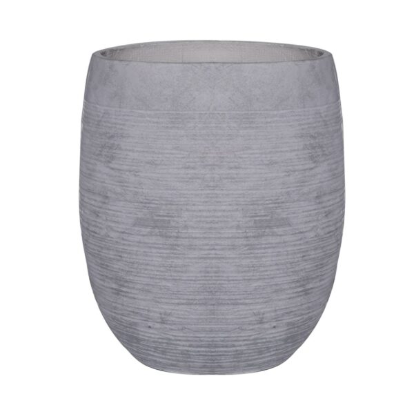 FLOWER POT-8 Απόχρωση Light Grey Wash Φ35x39cm - Image 6