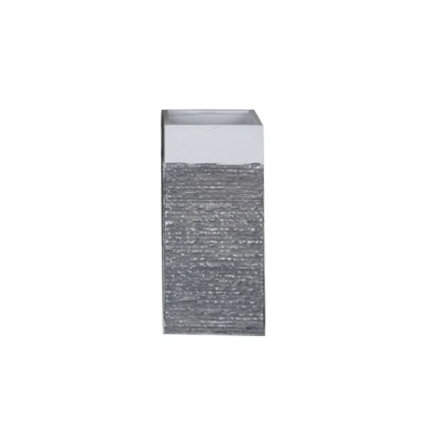 FLOWER POT-10 Απόχρωση Black Wash 27x27x60cm - Image 6