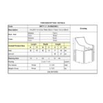 VALERY Πολυθρόνα Μέταλλο Βαφή Μαύρο, Ύφασμα Velure, Απόχρωση Μαύρο 55x61x87cm - Image 18