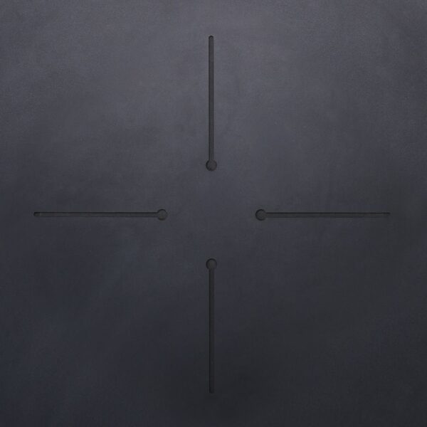 HPL (High Pressure Laminated) Επιφάνεια Τραπεζιού Απόχρωση Walnut Vintage Φ70cm/12mm - Image 16