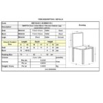 MARTIN Καρέκλα Οξιά Φυσικό, Ύφασμα Velure Μαύρο, Μονταρισμένη Ταπετσαρία 49x57x82cm - Image 18