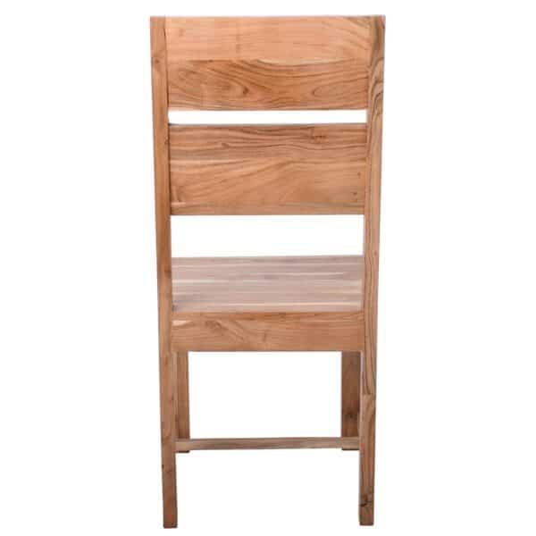 LIZARD MAX Καρέκλα Τραπεζαρίας Ξύλο Ακακία Φυσικό 45x51x100cm - Image 16
