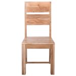LIZARD MAX Καρέκλα Τραπεζαρίας Ξύλο Ακακία Φυσικό 45x51x100cm - Image 17