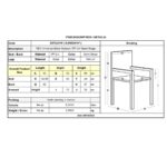 REX Πολυθρόνα-Pro Μέταλλο Βαφή Φυσικό, PP-UV Sand Beige 62x56x80cm - Image 6