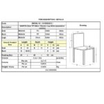 MARTIN Καρέκλα Ξύλο Άσπρο, PP Άσπρο Μονταρισμένη Ταπετσαρία 49x57x82cm - Image 18