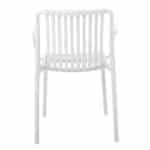 MODA Πολυθρόνα-Pro Στοιβαζόμενη, PP-UV Protection Απόχρωση Άσπρο 57x58x80cm - Image 16