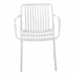 MODA Πολυθρόνα-Pro Στοιβαζόμενη, PP-UV Protection Απόχρωση Άσπρο 57x58x80cm - Image 17