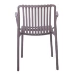 MODA Πολυθρόνα-Pro Στοιβαζόμενη, PP-UV Protection Απόχρωση Mocha 57x58x80cm - Image 16