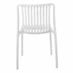MODA Καρέκλα-Pro Στοιβαζόμενη PP - UV Protection, Απόχρωση Άσπρο 48x57x80cm - Image 16