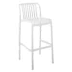 MODA Σκαμπό Bar-Pro Στοιβαζόμενο, PP-UV Protection Απόχρωση Άσπρο 45x49x75/101cm - Image 14