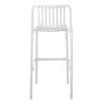 MODA Σκαμπό Bar-Pro Στοιβαζόμενο, PP-UV Protection Απόχρωση Άσπρο 45x49x75/101cm - Image 16