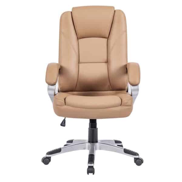 BF6950 Πολυθρόνα Γραφείου Διευθυντή, Pu Μπεζ 64x71x112/122cm - Image 15