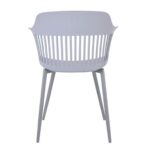 LOUISE Πολυθρόνα Μέταλλο Βαφή Γκρι, PP-UV Γκρι (εκτός συσκευασίας) 59x58x82cm - Image 16